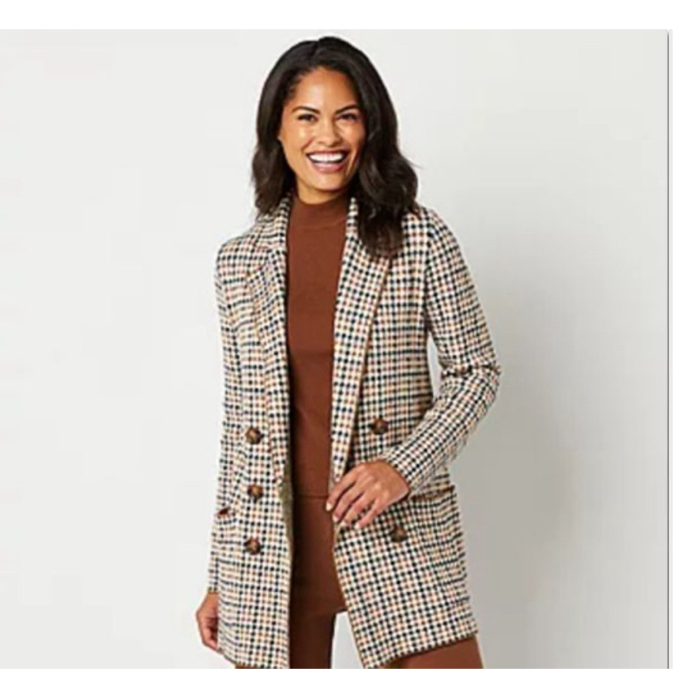 NEW ABBOTT ELEMENTARY Women’s Super Soft Diamond Cardigan 1X $69